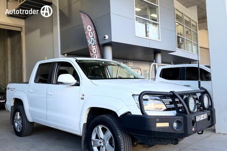 White 2018 Volkswagen Amarok Ute Tray V6 TDI 550 SPORTLINE 2H MY18
