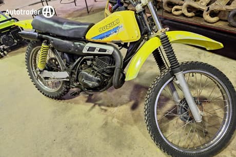 Yellow 1987 Suzuki Ts185 OffRoad