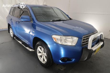 Blue 2009 Toyota Kluger Wagon Kx-R (Fwd) 7 Seat