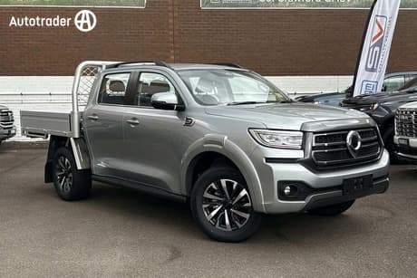 Silver 2026 GWM Cannon Dual Cab Chassis Lux (4X4)