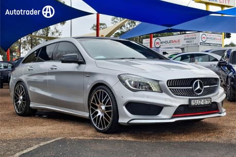Silver 2016 Mercedes-Benz CLA250 Wagon Sport 4Matic S/Brake