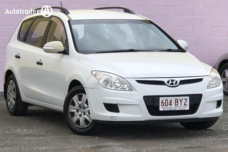 White 2009 Hyundai I30 Wagon Cw Sx 2.0