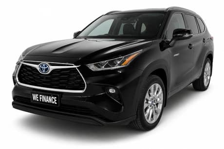 Black 2021 Toyota Kluger Wagon Grande Hybrid Awd