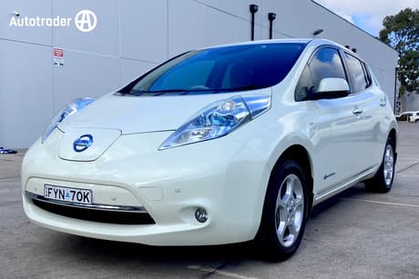 White 2013 Nissan Leaf Hatchback