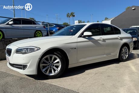 White 2011 BMW 520D Sedan 20D