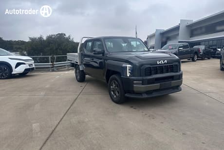 Grey 2025 Kia Tasman Double Cab Chassis Sx (4X4) Black Fender