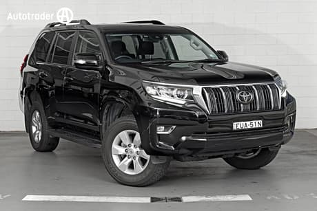 Black 2022 Toyota Landcruiser Prado Wagon Gxl
