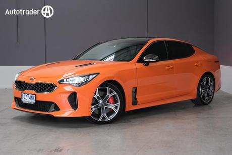 Orange 2019 Kia Stinger Sedan Gt (Red Leather)
