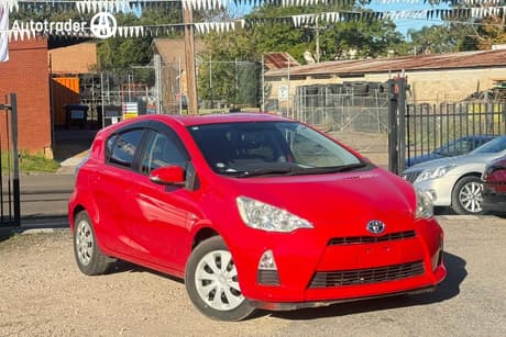 Red 2012 Toyota Prius C Hatchback Hybrid