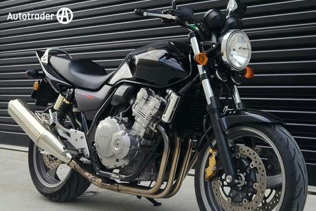 Black 2008 Honda Cb400 Road