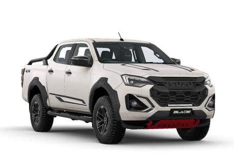 White 2026 Isuzu D-MAX Crew Cab Utility Blade (4X4)