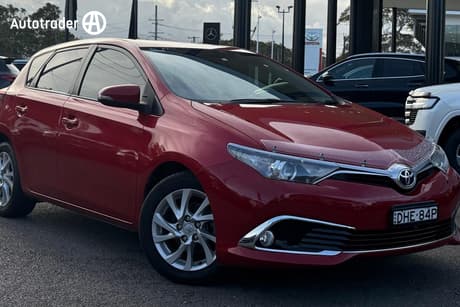 Red 2016 Toyota Corolla Hatchback Ascent Sport