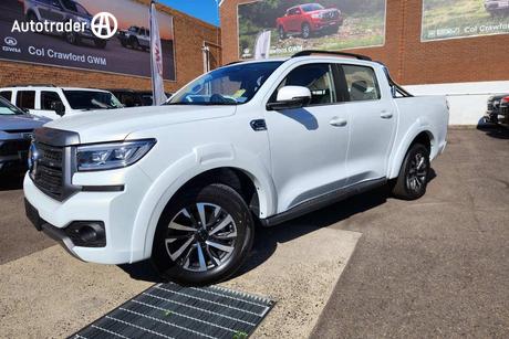 White 2026 GWM Cannon Dual Cab Utility Premium (4X4)