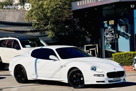 White 2005 Maserati Gransport Coupe