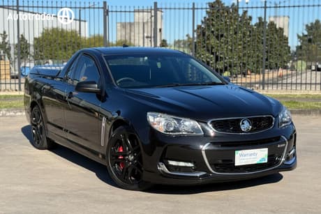 Black 2015 Holden UTE Utility Ss-V Redline