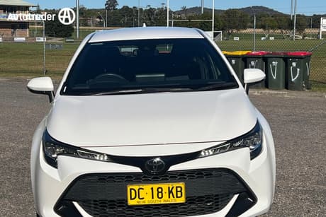 White 2021 Toyota Corolla Hatchback Ascent Sport