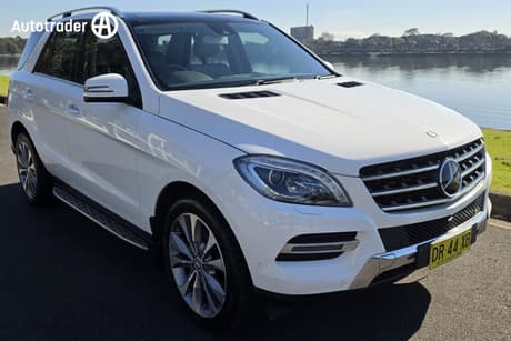 White 2014 Mercedes-Benz ML350 Wagon Cdi Bluetec (4X4)