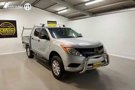 Silver 2013 Mazda BT-50 Dual Cab Utility Xt (4X4)