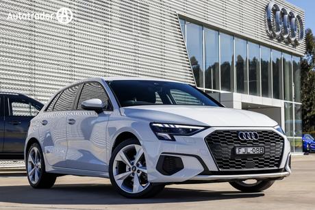 White 2024 Audi A3 Sportback 35 Tfsi Mhev