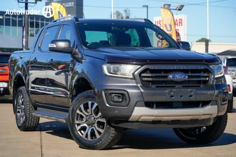 Grey 2021 Ford Ranger Double Cab Pick Up Wildtrak 2.0 (4X4)
