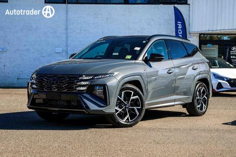Grey 2026 Hyundai Tucson Wagon Premium N Line Hybrid (Awd)
