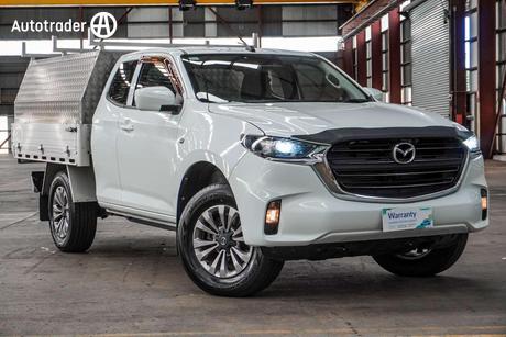 White 2021 Mazda BT-50 Dual Cab Chassis Xt (4X4)