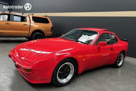 Red 1986 Porsche 944 Coupe