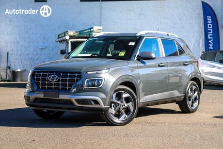 Grey 2026 Hyundai Venue Wagon Elite (Black) Sunroof