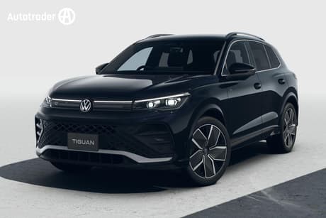 Black 2026 Volkswagen Tiguan Wagon 195Tsi R-Line