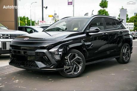Black 2025 Hyundai Kona SUV PREMIUM N LINE