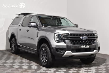Silver 2022 Ford Ranger Double Cab Pick Up Sport 3.0 (4X4)