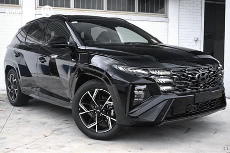 Black 2026 Hyundai Tucson Wagon Premium N Line Hybrid (Awd)