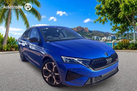Blue 2026 Skoda Octavia Hatch RS F