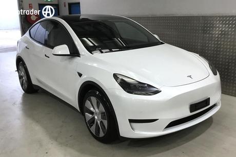 White 2022 Tesla Model Y Wagon Rear-Wheel Drive