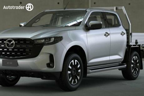 Silver 2026 Mazda BT-50 Dual Cab Chassis Xtr (4X4)