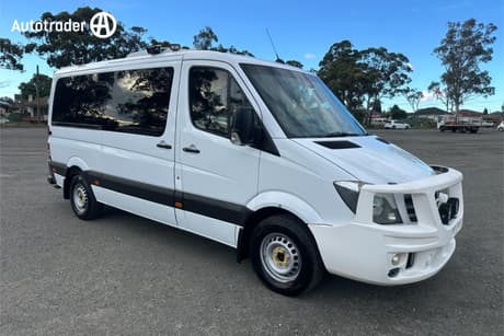 White 2017 Mercedes-Benz Sprinter Van 319Cdi Mwb