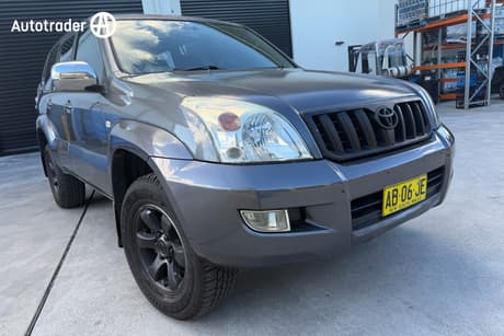 Blue 2004 Toyota Landcruiser Prado Wagon Gxl (4X4)