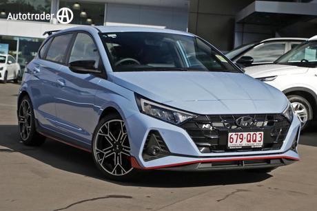 Blue 2026 Hyundai I20 Hatchback N