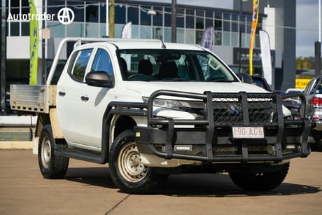 White 2019 Mitsubishi Triton Double Cab Pick Up Glx Adas (4X4)