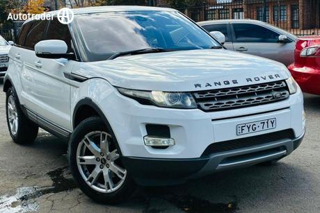 White 2012 Land Rover Evoque SUV SD4 PURE WAGON 5DR 6SP 2.2DT