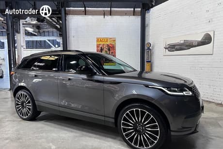 Grey 2018 Land Rover Range Rover Velar SUV D240 SE 4WD