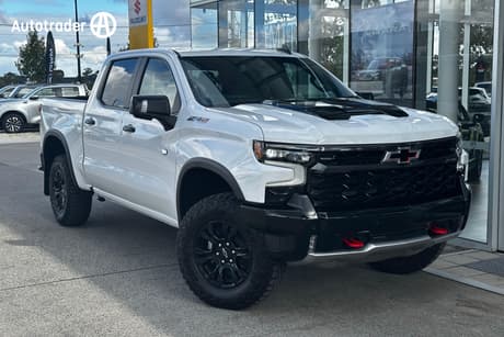White 2026 Chevrolet Silverado Crew Cab Pickup 1500 Zr2