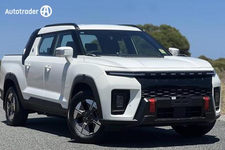 White 2026 KGM Musso Ute Tray EV AWD 4X4