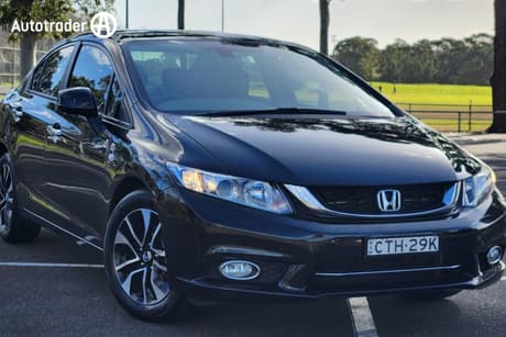 Black 2014 Honda Civic Sedan Vti-L