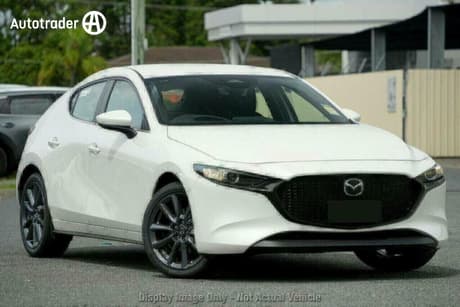 White 2026 Mazda Mazda3 Hatchback G20 Evolve