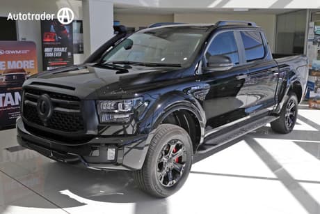 Black 2026 GWM Cannon Alpha Dual Cab Utility Ultra Phev (4X4)