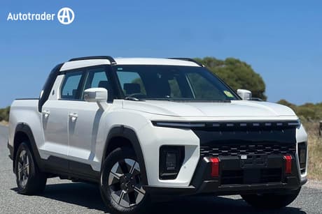 White 2026 KGM Musso Ute Tray EV AWD 4X4