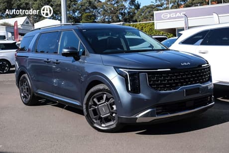 Blue 2026 Kia Carnival Wagon Gt-Line Hev