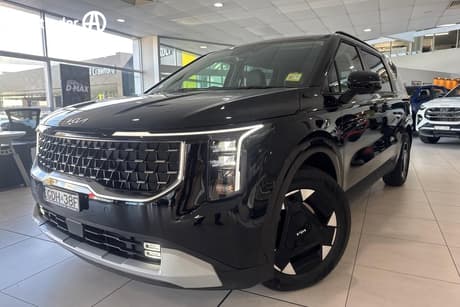 Black 2026 Kia Carnival Wagon Sport+ Hev