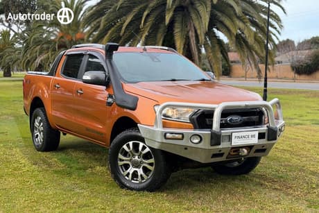 Orange 2016 Ford Ranger Dual Cab Pick-up Wildtrak 3.2 (4X4)